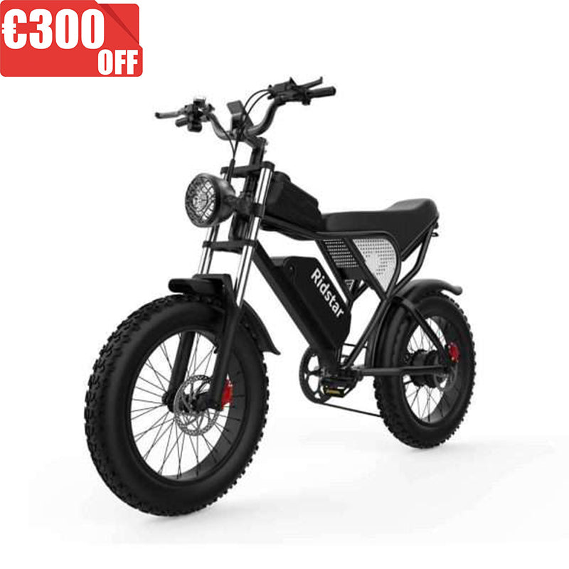 Ridstar Q20 Powerful 1500W Motor, 48V20AH Battery, Dual Hydraulic Brakes, Enabling Seamless Navigation on Both Urban and Rural Roads