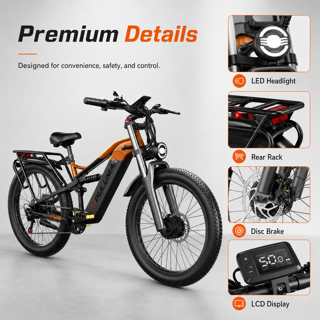 PULUMA  PE86PRO  Dual-motor electric bicycle
