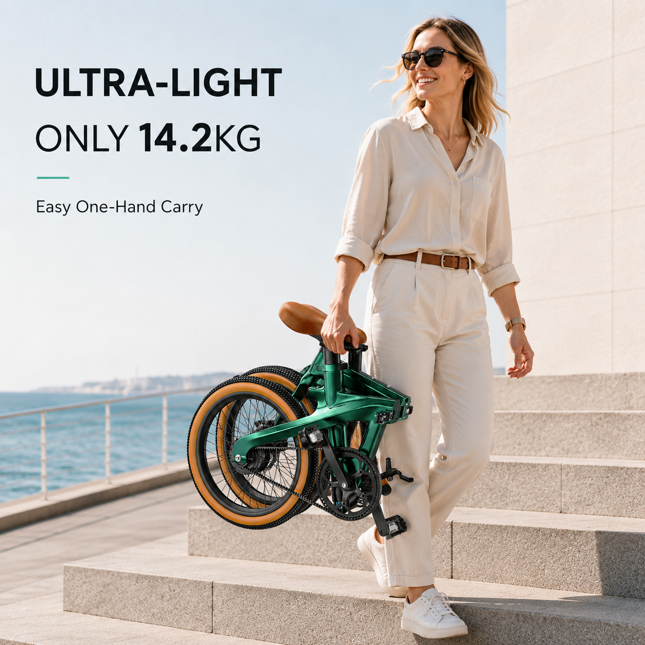 PULUMA PT20 Ultra-light carbon fibre foldable electric bicycle