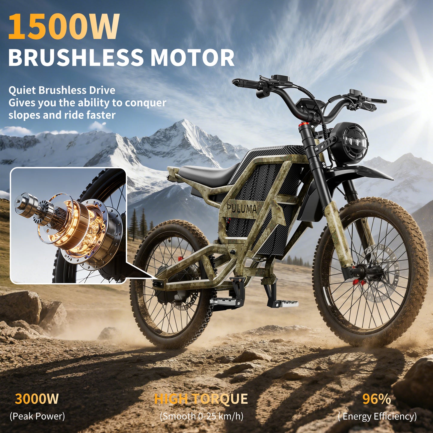 PULUMA PM001 electric motorcycle