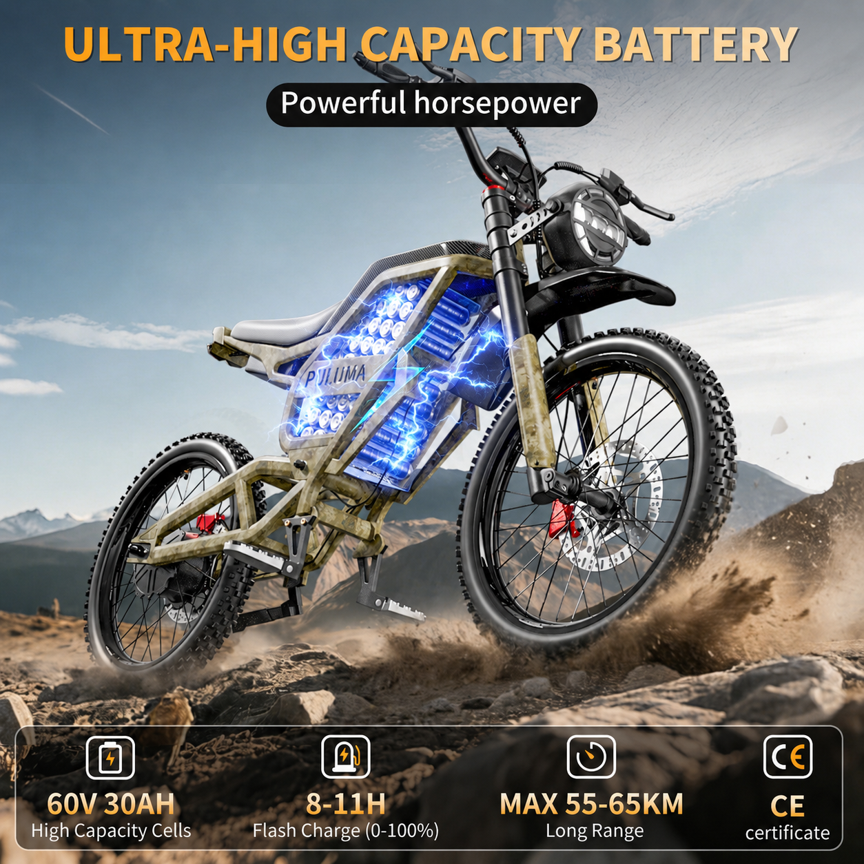 PULUMA PM001 electric motorcycle