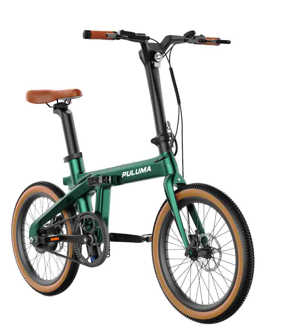 PULUMA PT20 Carbon Fiber Folding Electric Assist Bike EU Legal Portable Urban Commuter E-Bike