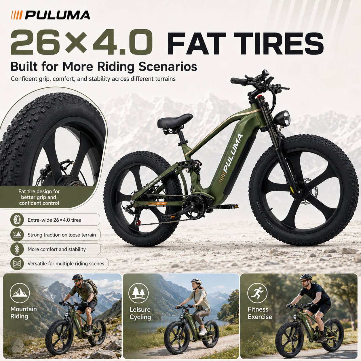 PULUMA PE900 Mountain Electric Bike