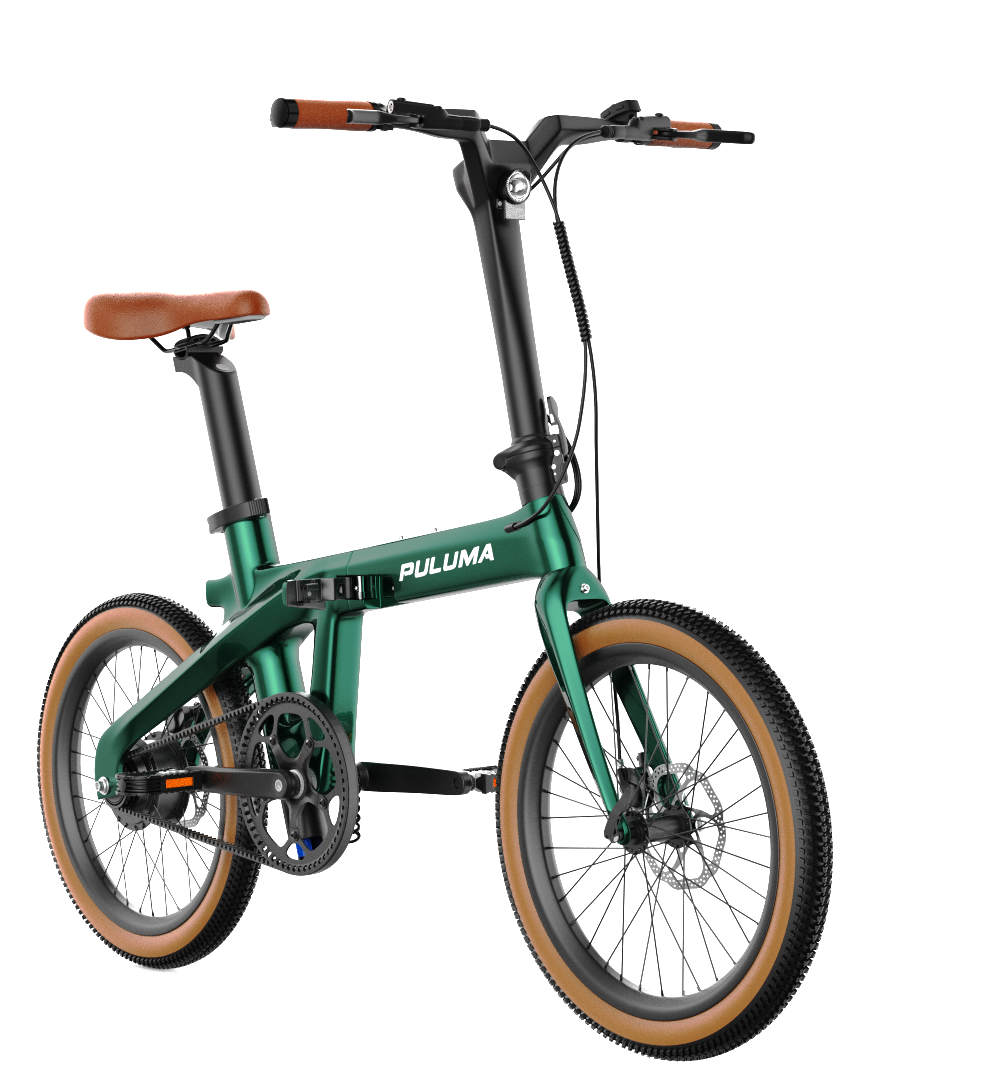 PULUMA PT20 Carbon Fiber Folding Electric Assist Bike EU Legal Portable Urban Commuter E-Bike