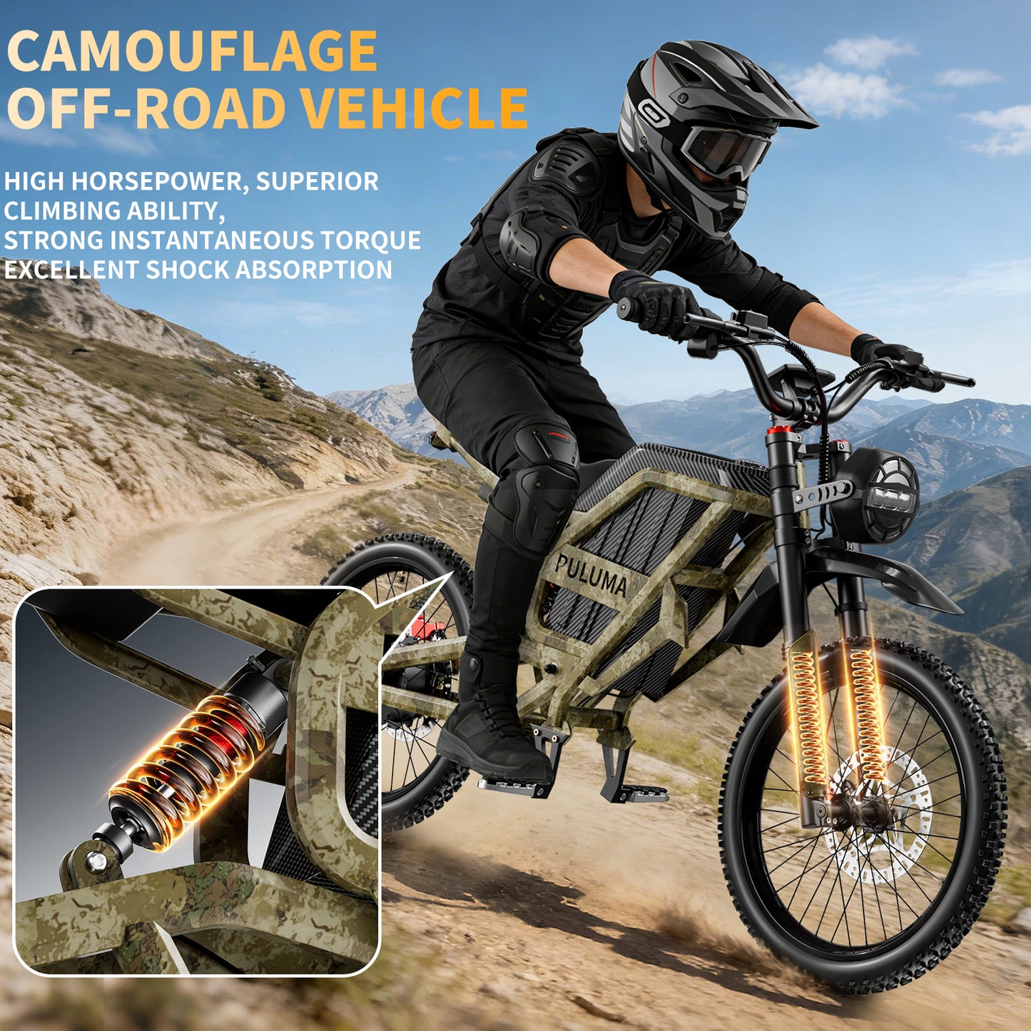 PULUMA PM001 electric motorcycle