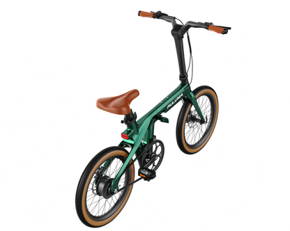 PULUMA PT20 Carbon Fiber Folding Electric Assist Bike EU Legal Portable Urban Commuter E-Bike