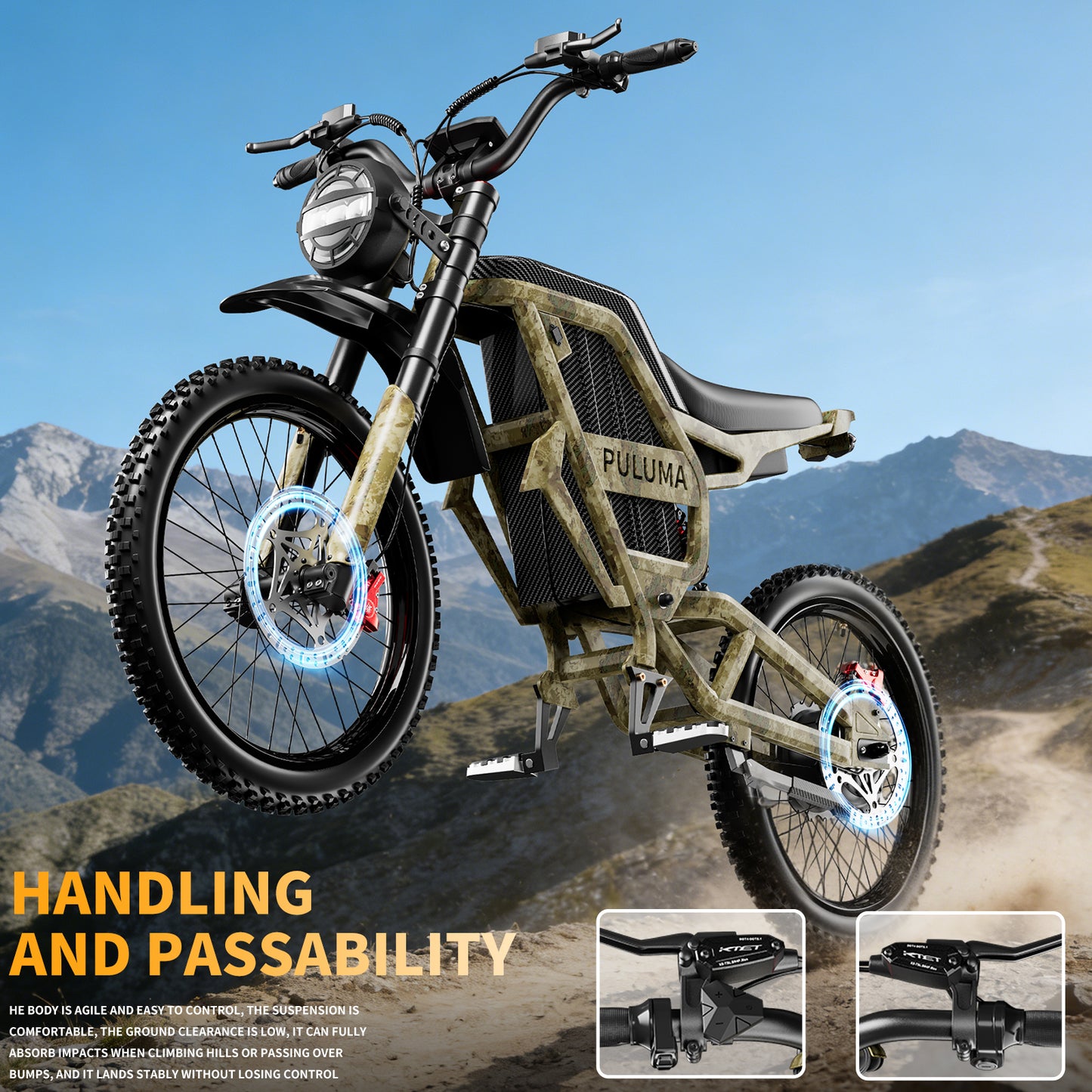 PULUMA PM001 electric motorcycle