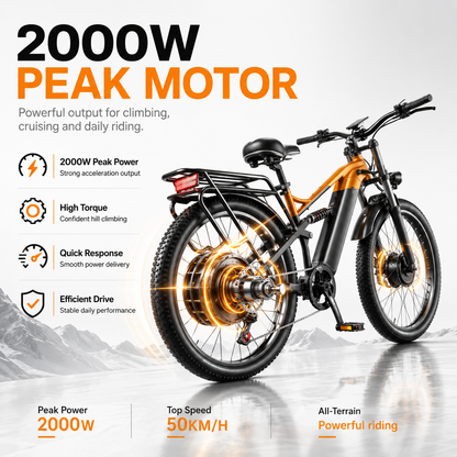 PULUMA  PE86PRO  Dual-motor electric bicycle