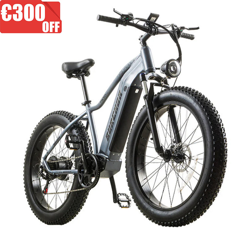 BURCHDA RX50 1000W 17.5Ah Off-road Fat Tire E-bike for Adults