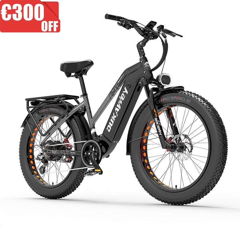 Dukawey DM530 Plus &nbsp;Electric Bike 1000W Motor 52V 20Ah Samsung Battery 52KM/h Max Speed