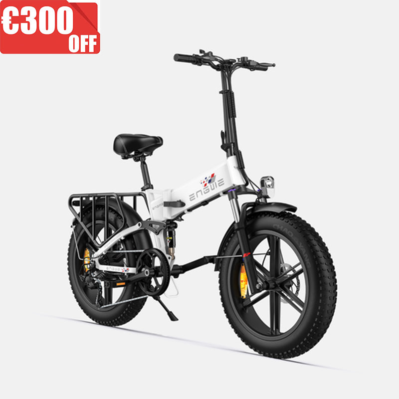ENGWE Engine X 100 km Range Max Speed 25 km/h Full Suspension Foldable E-bike