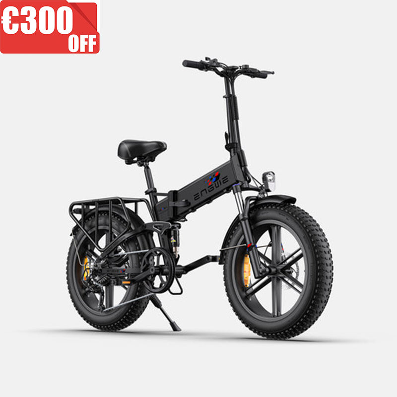 ENGWE Engine X 100 km Range Max Speed 25 km/h Full Suspension Foldable E-bike