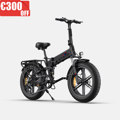 ENGWE Engine X 100 km Range Max Speed 25 km/h Full Suspension Foldable E-bike