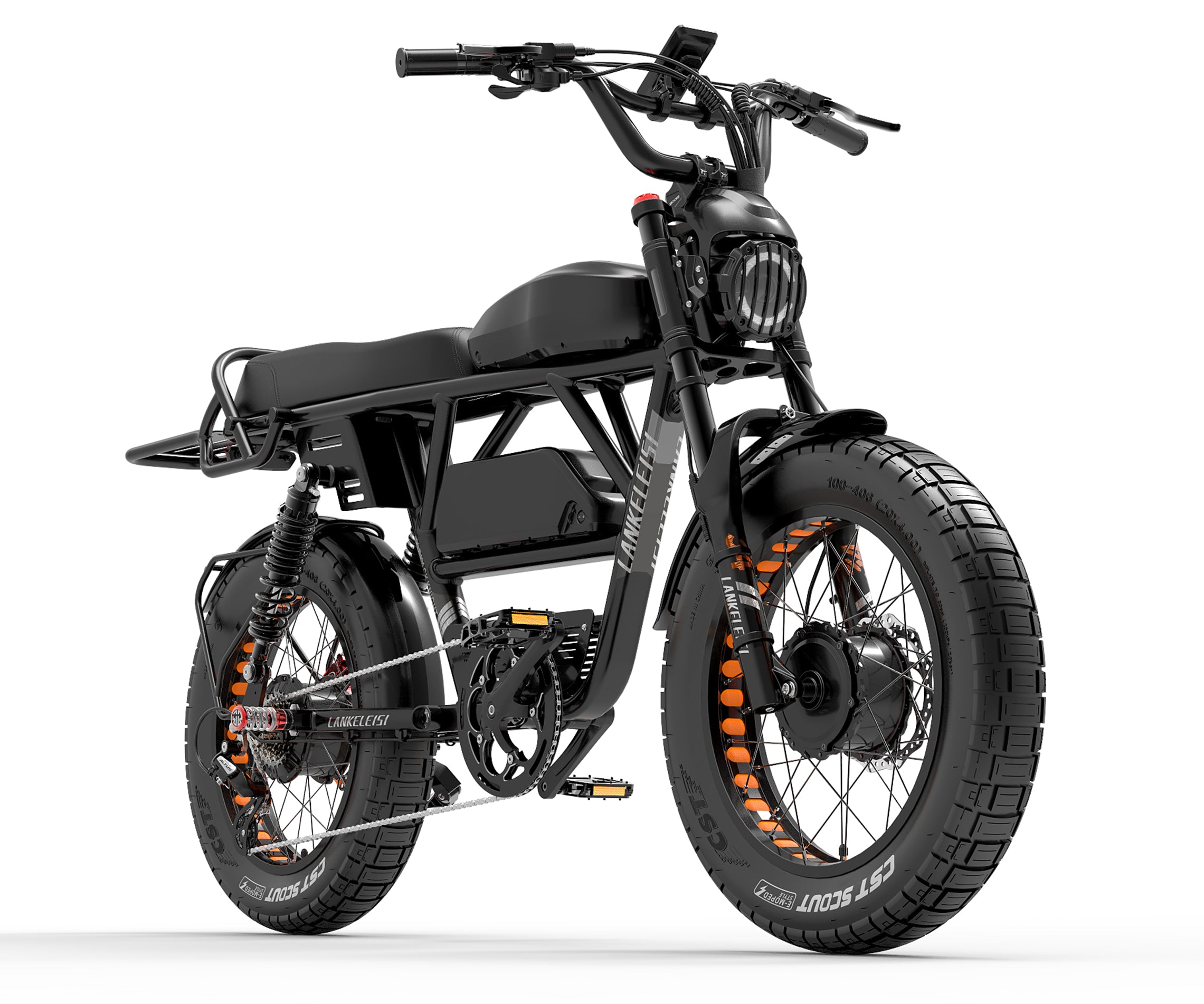 LANKELEISI X-Black Knight 2000W Dual Motor Maximum range 280KM