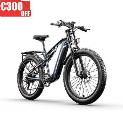 Shengmilo MX05 Full Suspension Electric Mountain Bike 48V 17.5AH 90KM