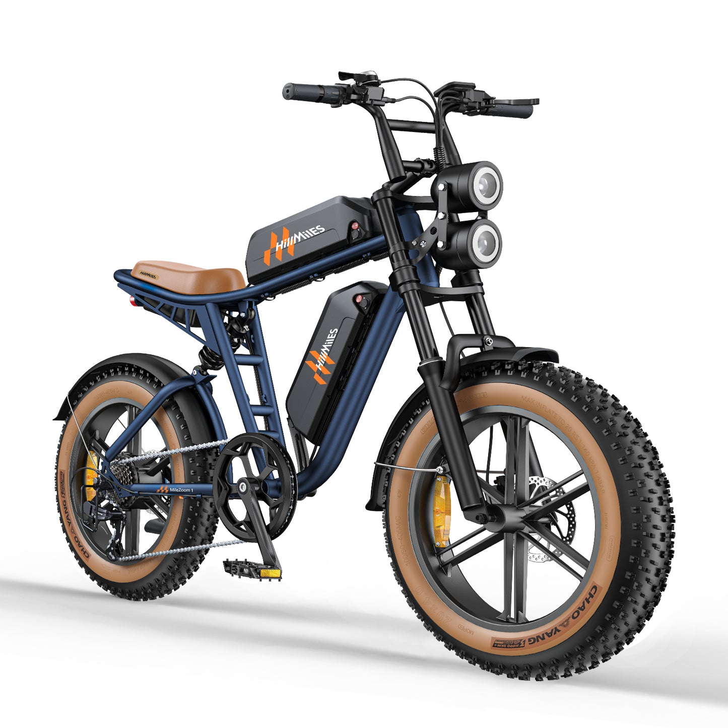 Hillmiles MILEZOOM1 750W Powerful Motor 52V31.2AH Dual Battery Electric Bicycle
