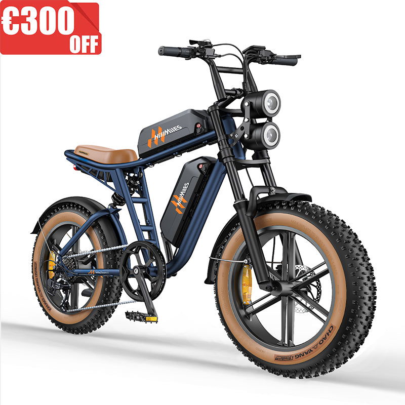 Hillmiles MILEZOOM1 750W Powerful Motor 52V31.2AH Dual Battery Electric Bicycle