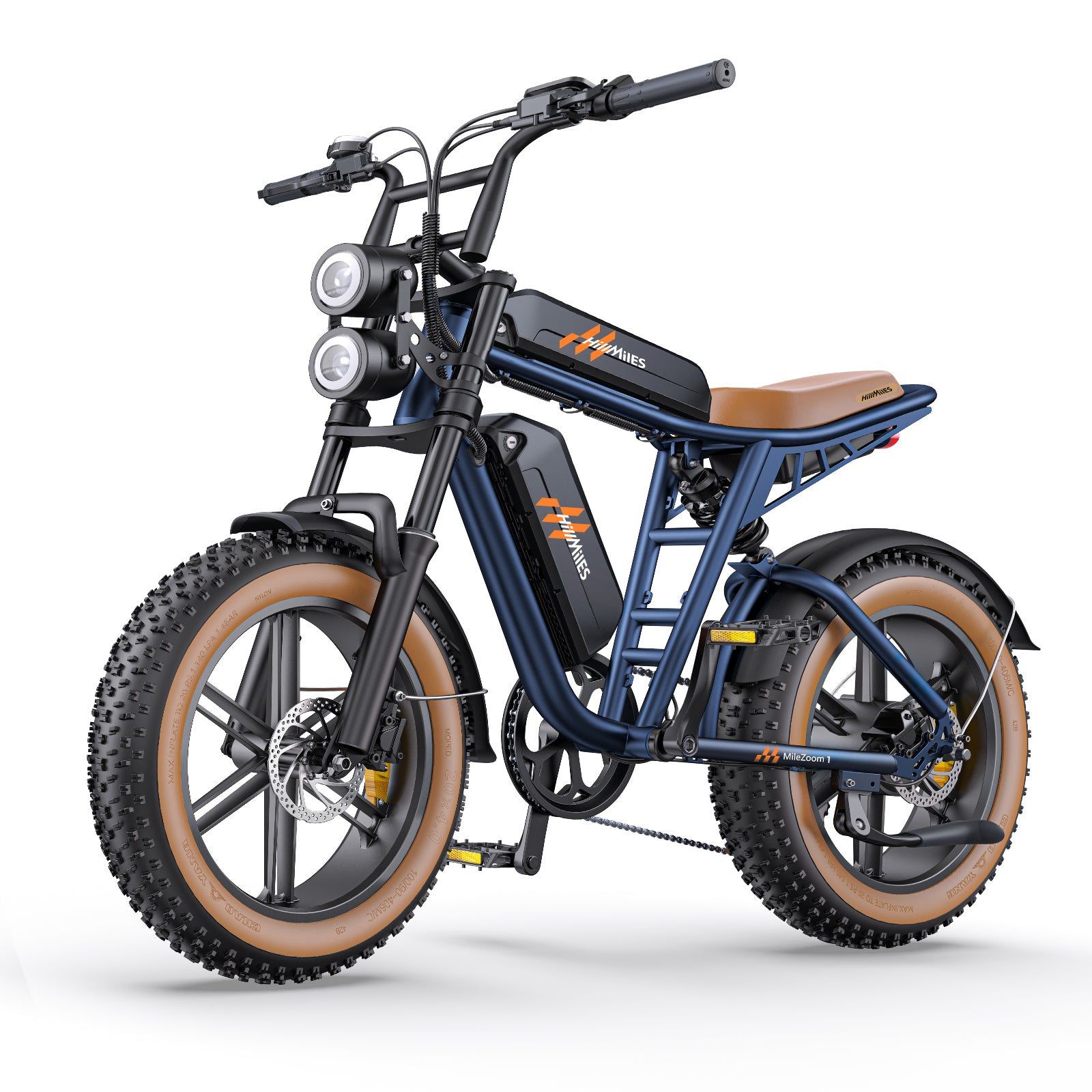 Hillmiles MILEZOOM1 750W Powerful Motor 52V31.2AH Dual Battery Electric Bicycle