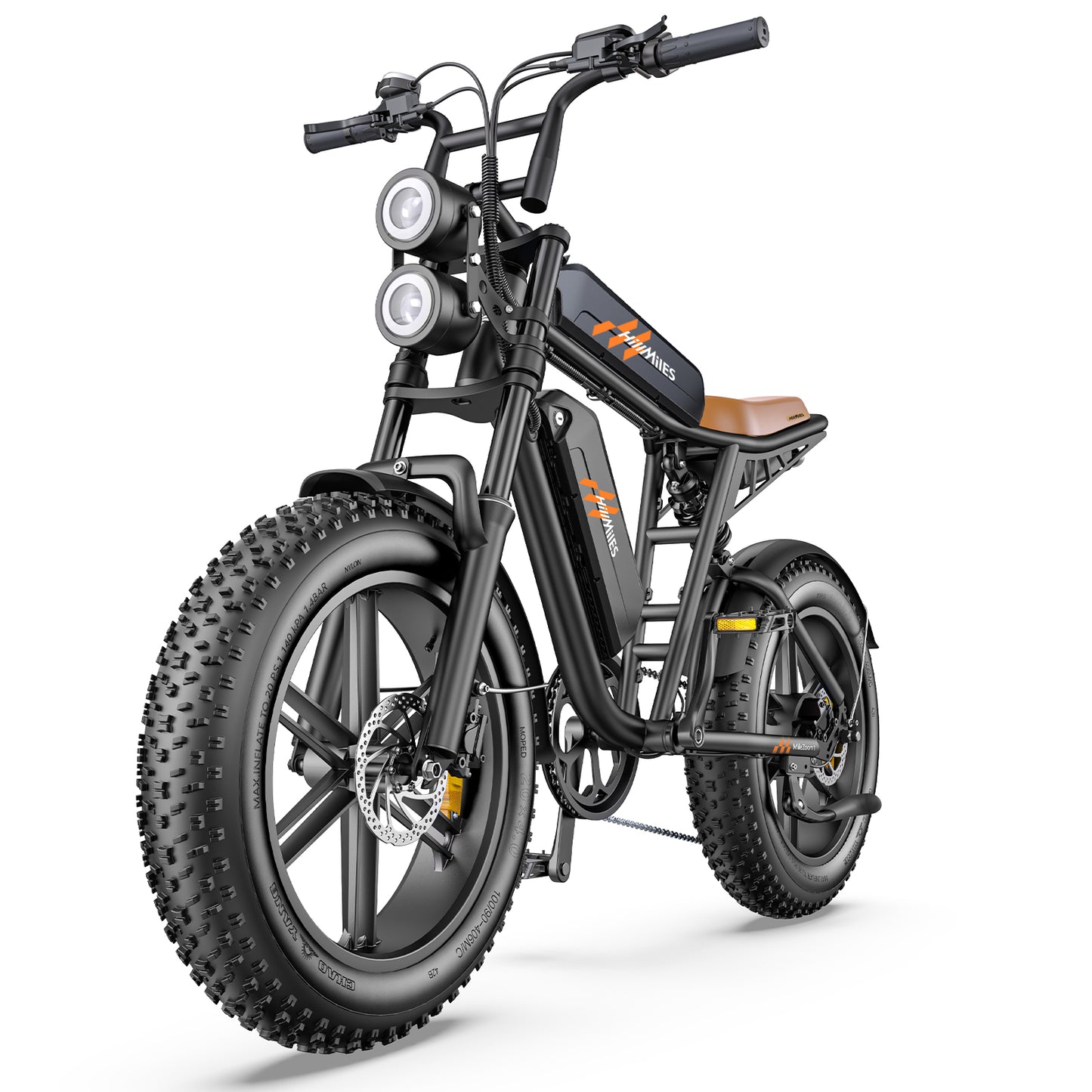 Hillmiles MILEZOOM1 750W Powerful Motor 52V31.2AH Dual Battery Electric Bicycle