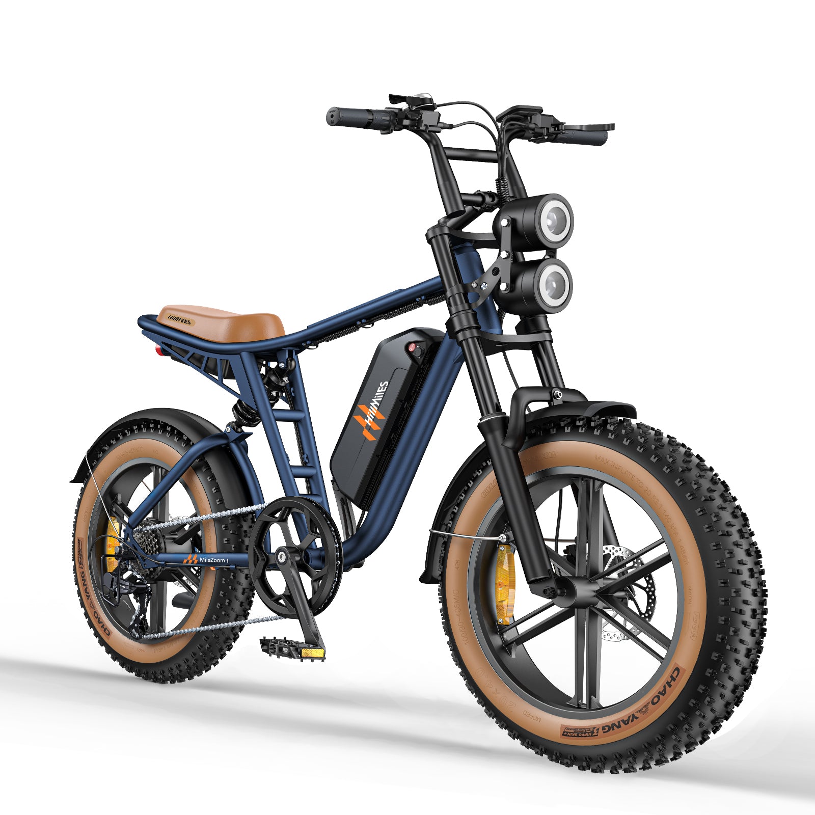 Hillmiles MILEZOOM1 750W Powerful Motor 52V31.2AH Dual Battery Electric Bicycle