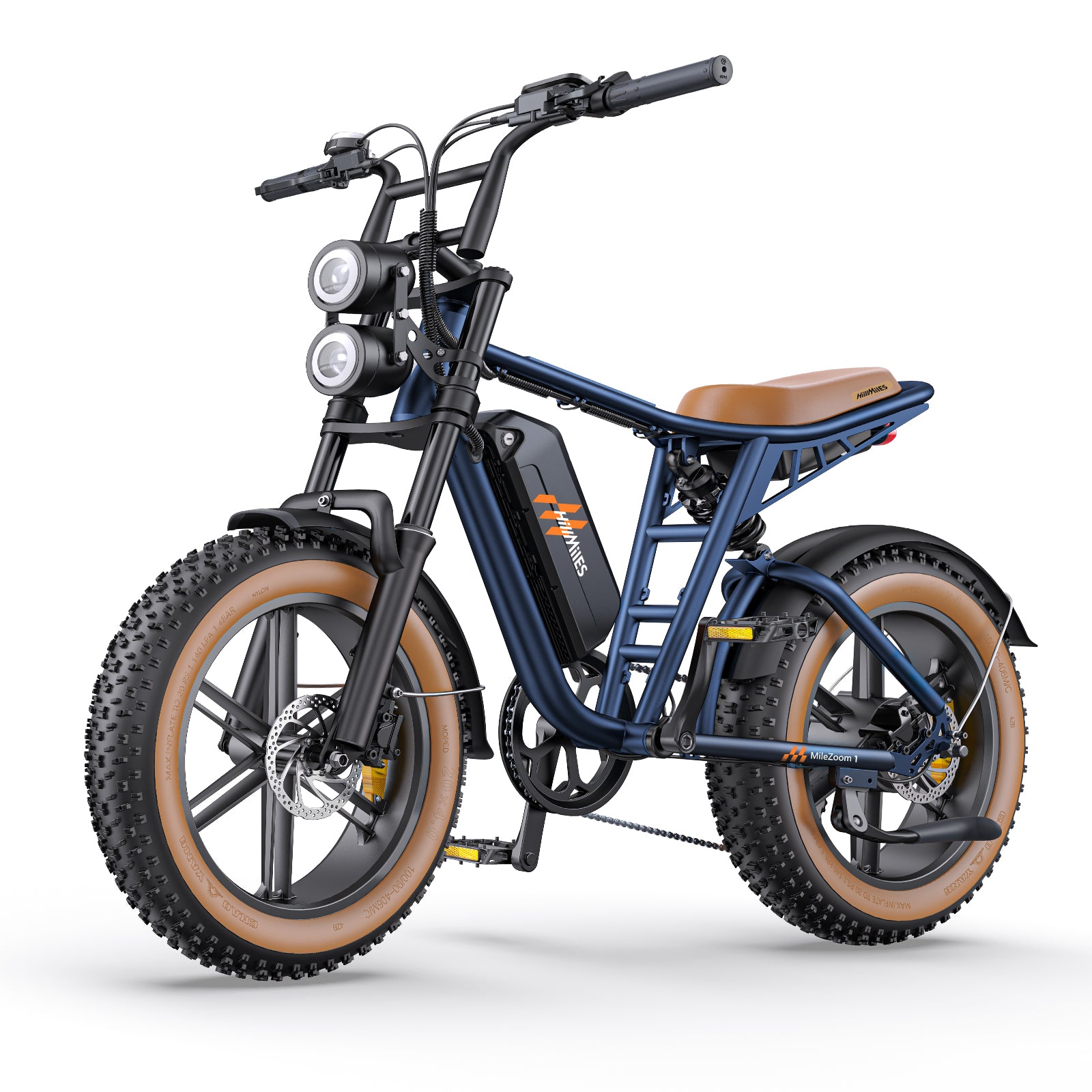 Hillmiles MILEZOOM1 750W Powerful Motor 52V31.2AH Dual Battery Electric Bicycle