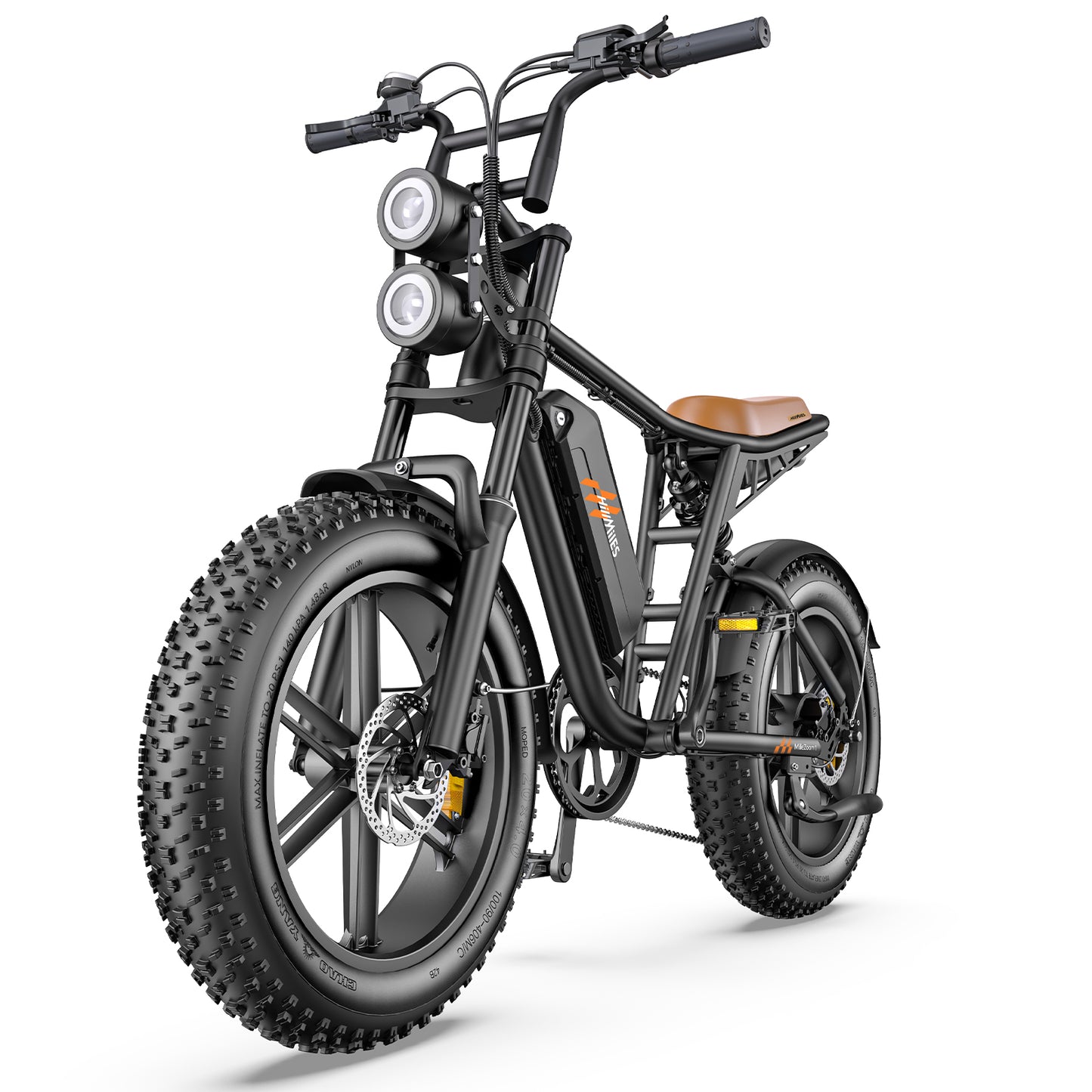 Hillmiles MILEZOOM1 750W Powerful Motor 52V31.2AH Dual Battery Electric Bicycle